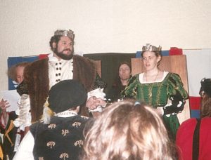 Alaric and Nerissa, 25th Prince and Princess of Lochac. Photo courtesy of Nerissa de Saye.