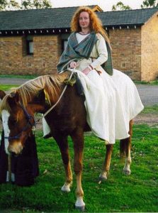 Elspeth (aka Gudrun), 29th Princess of Lochac. Photo from archived Lochac websites.