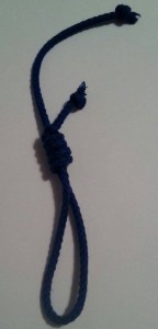 Token for the Blue Knotted Noose. Photo by Baroness Eva von Danzig.