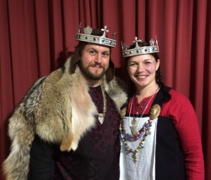King Niall II and Queen Liadan II. Photo by TH Lady Ceara Shionnach, July 2014