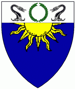 Arms of Aneala, as rendered by Baron Master William Castille.