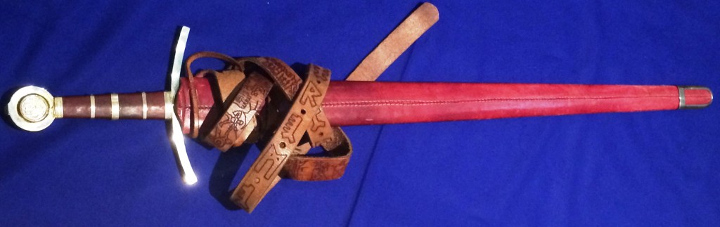 Lochac’s third and current Sword of State, photo by TH Lady Ceara Shionnach.