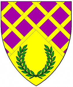 Arms of Bordescros, as rendered by Baron Master William Castille.