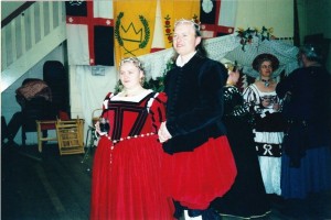 François Henri Guyon and Aelfthrythe of Saxony, second Baron and Baroness of Politarchopolis. Photo courtesy of Baroness Aelfthrythe of Saxony.