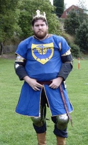 Gershom of Ravensdale, second Baron of Ynys Fawr. Photo courtesy of Drusticc Inigena Eddarrnonn.