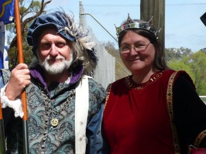 Aylwin Greymane and Ingerith Ryzka, fifth Baron and Baroness of Innilgard. Photo courtesy of Baroness Ingerith Ryzka.