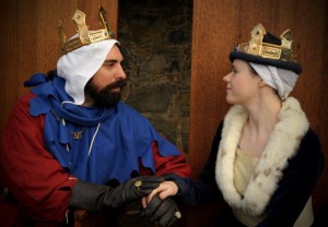 Lucas Maxwell and Madeleine de Chalôns, fifth Baron and Baroness of Ynys Fawr. Photo courtesy of Elena Anthony.