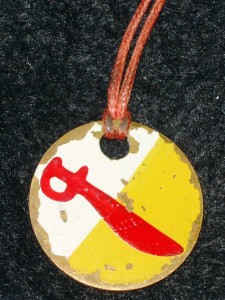 The award token for the Bronze Falchion. Photo by Hrölf Herjölfssen, 2014.