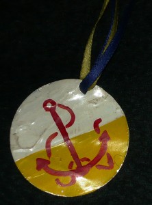 The award token for the Garnet Anchor. Photo by Hrölf Herjölfssen, 2014.