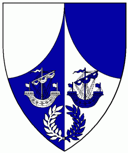 Arms of Ildhafn, as rendered by Baron Master William Castille.