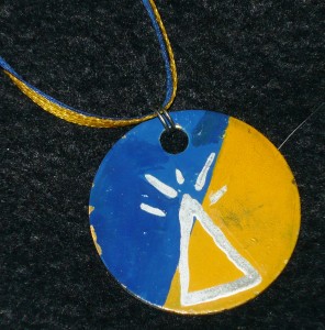 The award token for the Shining Beacon. Photo by Hrölf Herjölfssen, 2014.