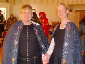 Asbjørn Pedersen Marsvin and Marienna Jensdatter, first Baron and Baroness of Ildhafn. Photo courtesy of Lady Anna de Wilde.